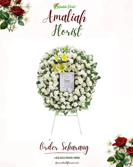 Krans Bunga Duka Cikeleng